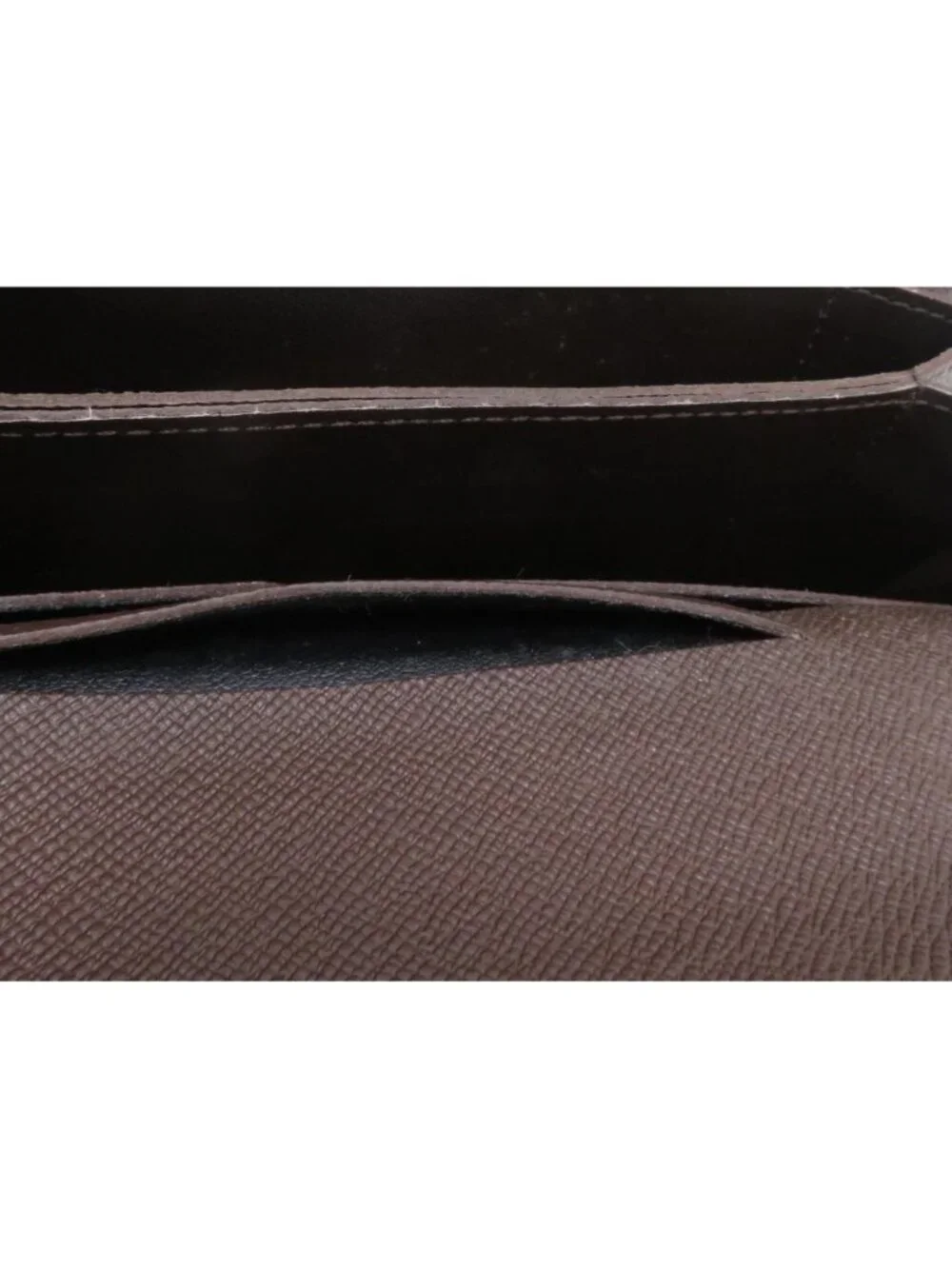 Louis Vuitton Portefeuille Accordeon Damier Wallet Canvas Brown